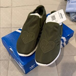 Adidas Human Made lip on Wild pine